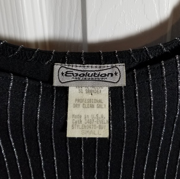 Retro 90's Evolution sexy cami with beaded straps Black - Picture 4 of 8